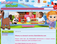 Tablet Screenshot of dziendziecka.com